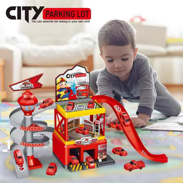 DIY CITY PARKING LOT TRACK SET